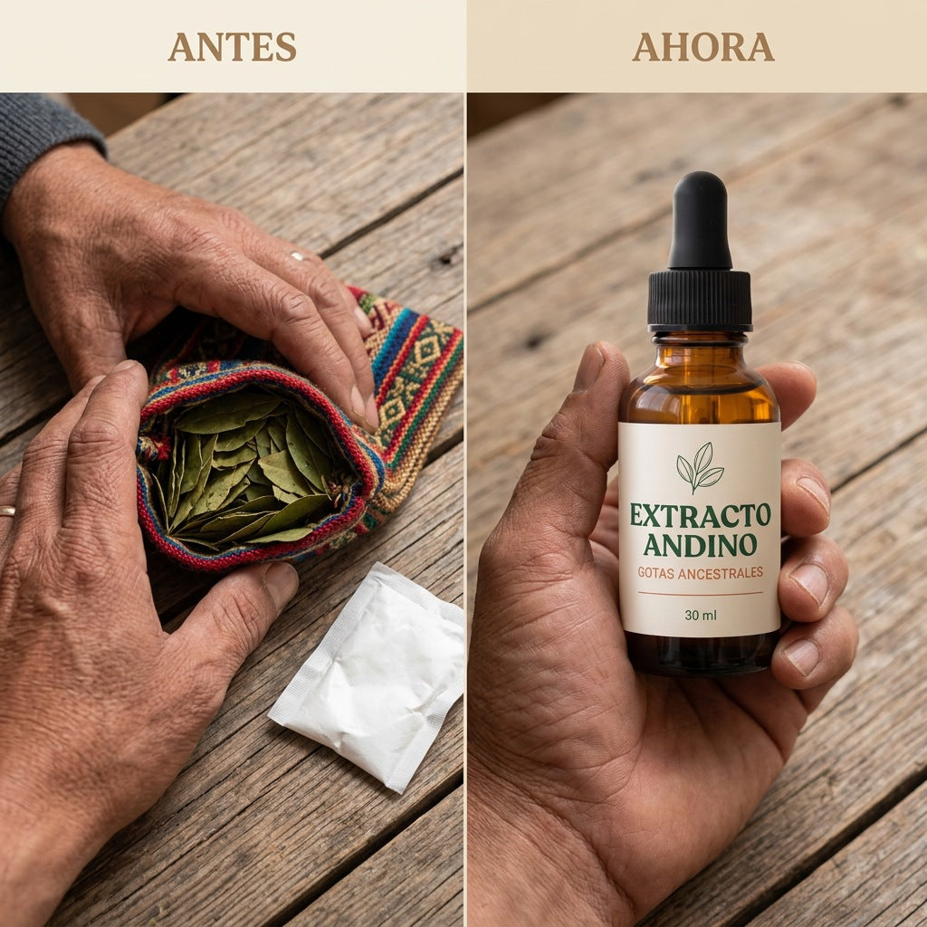 Extracto Andino — antes ahora