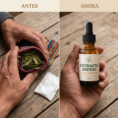 Extracto Andino — antes ahora