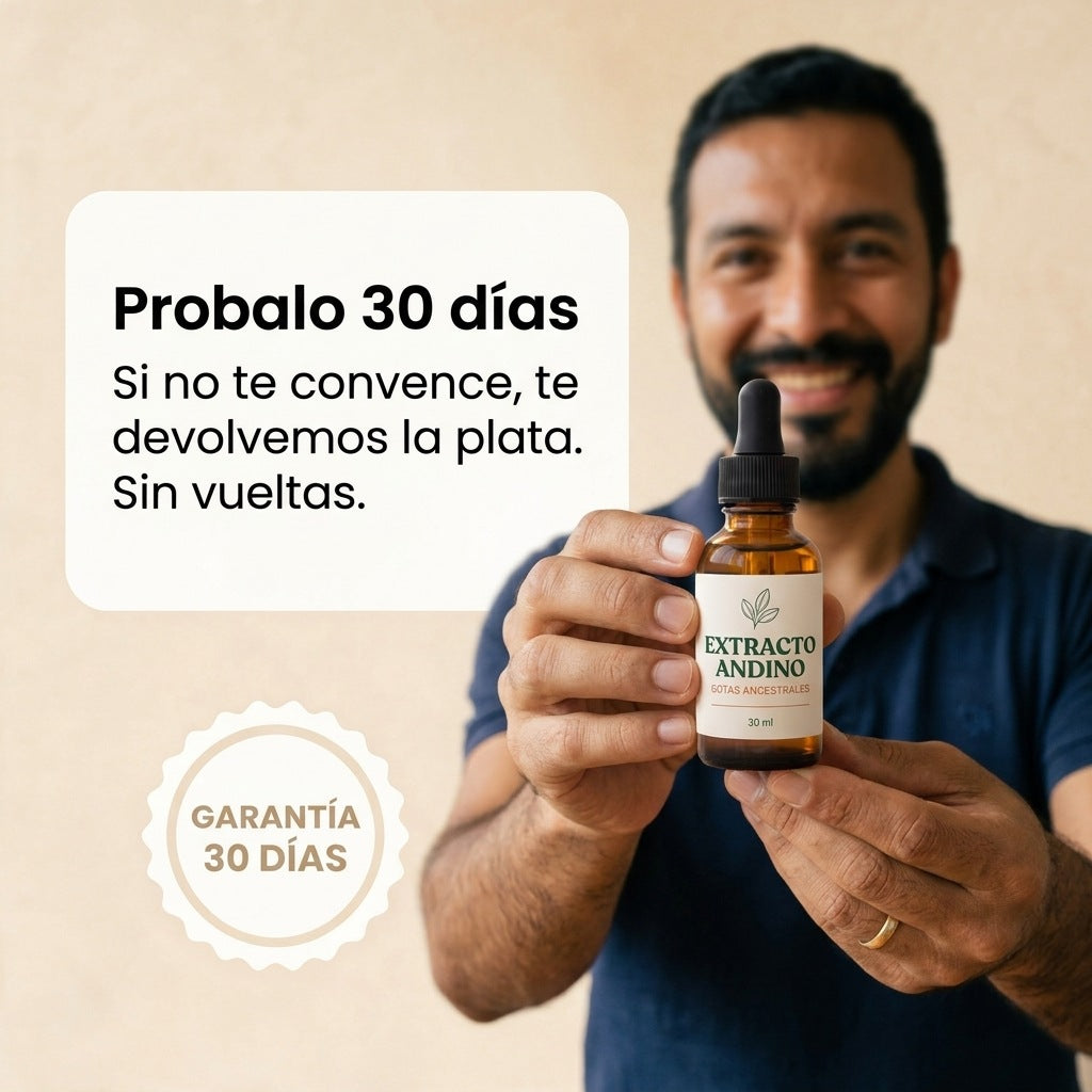 Extracto Andino — garantia